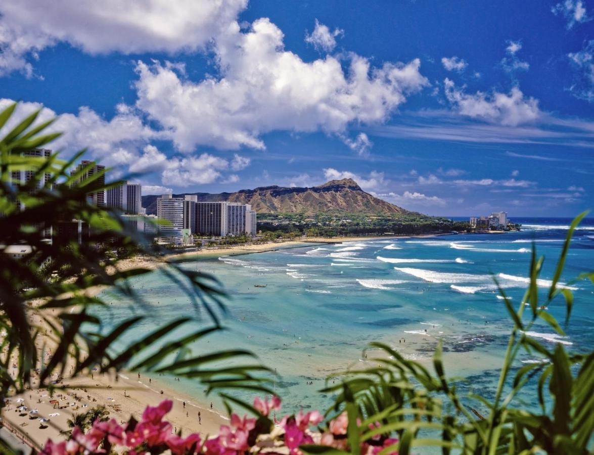 Aqua Palms Waikiki Ocean View Lanai Parking Included Apartment Honolulu Exterior photo